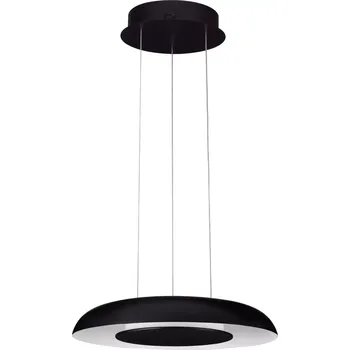 LED stmívatelný černo-bílý designový lustr Epos