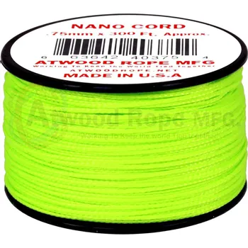 Vybavení pro přežití ARM 36 NANOCORD 0,75mm. 300' Neon Green NS18-NEON GREEN