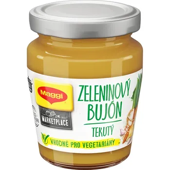 Koření Maggi Tekutý bujón zeleninový, sklenice 160g