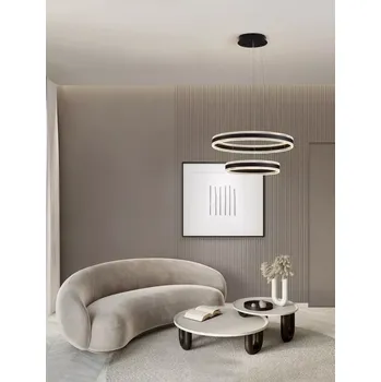 Moderní lustr Alaro 2 Černá