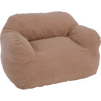 Sedací souprava Sedací vak FUFY kompresní pěna, látka bouclé světle hnědá