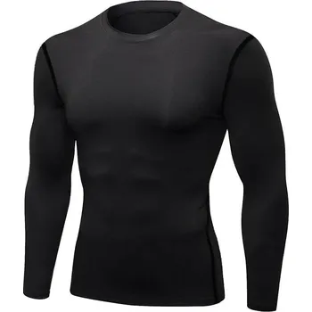 Best Fashion Pánské tenké termo triko s dlouhým rukávem na sport a zimní dny Velikost: M, Barva (Varianta): Black 1