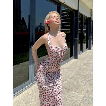 Dámské šaty Best Fashion Dlouhé přiléhavé šaty se šněrováním a rozparkem Velikost: M, Barva (Varianta): Růžová