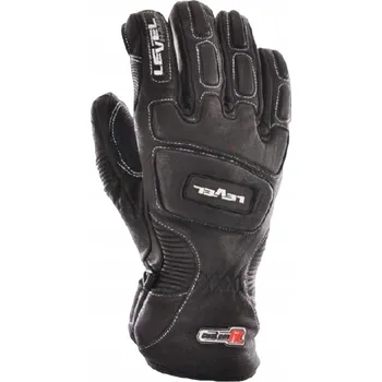 Rukavice Pánské kožené lyžařské rukavice LEVEL vel. S