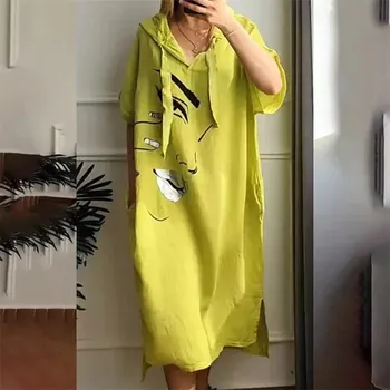 Dámské šaty Sportovní šaty na léto BR164 Barva: Žlutá, Velikost: 3XL