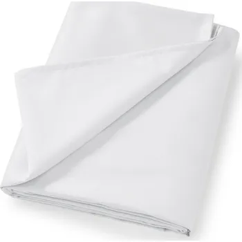 Prostěradlo Bílé prostěradlo z bavlněného saténu 180x260 cm Cotton Sateen – Bianca ID_1797992