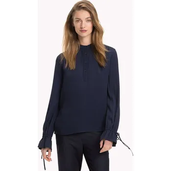 Dámská halenka Tommy Hilfiger halenka s dlouhým rukávem střih klasická velikost 32