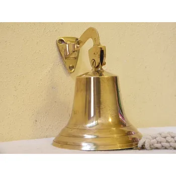 Domovní zvonek MOSAZNÝ ZVON S KONZOLÍ
