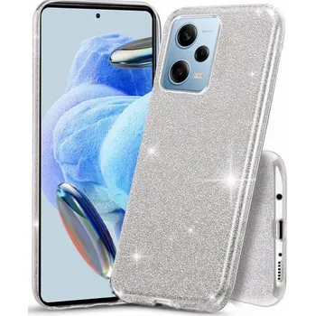 Pouzdro na mobilní telefon Zadní Kryt GSMstyle pro Xiaomi Redmi Note 12 Pro 5G + sklo stříbrné