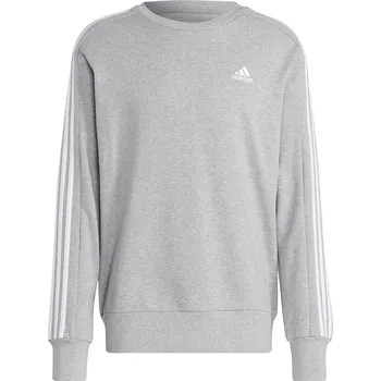 Pánská mikina Pánská mikina sportovní mikina adidas Essentials French Terry 3S IC9319 šedá M