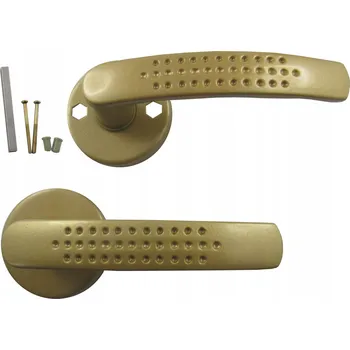 Dveřní kování Vnitřní klika AA Met Krátká, Štítek kulatý