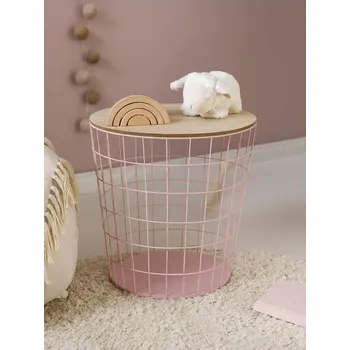 Konferenční stolek Sinsay - Kovový stolek s úložnou funkcí - růžová - 650GP-30X - 650GP-30X-ONE