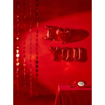 Sinsay - Valentýnská sada s oponou a balónky, 6 pack - červená - 314DI-33X - 314DI-33X-ONE-3