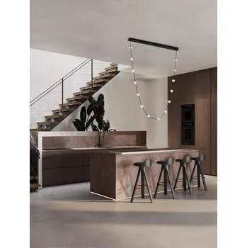 LED stmívatelné černo-zlaté designové svítidlo Alcinoe 160