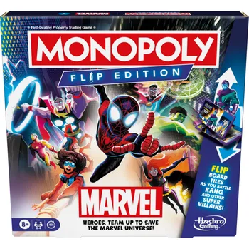 Desková hra Monopoly Flip Marvel