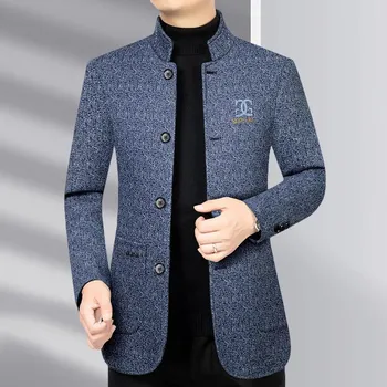 Pánské sako Best Fashion Pánské elegantní společenské sako na slavnost Velikost: M, Barva (Varianta): Modrá