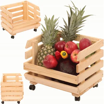 Dílenský regál Dřevěný skladový regál Wamar-Sosenka 30 x 37 x 30 cm, nosnost až 50 kg na polici