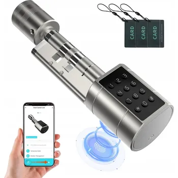 Přístupový systém ELEKTRONICKÝ ZÁMEK KE DVEŘÍM, ČÍSELNÝ, INTELIGENTNÍ, OTISK PRSTU, OVLÁDÁNÍ APLIKACÍ
