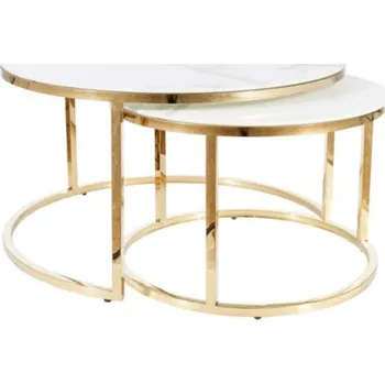 Mramorový konferenční stolek do obývacího pokoje Muse - Signal x45 cm