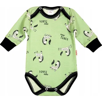 Kojenecký body Body s dlouhým rukávem, 2 patentky, 100% Bavlna, velikost 104, KLEKLE