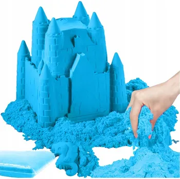 Obraz PIASEK KINETYCZNY 1KG MAGICKÝ PÍSEK ZELENÝ FIALOVÝ...