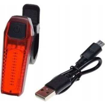 Cyklosvítilna ZADNÍ SVĚTLO NA KOLO LED COB USB 90 LM
