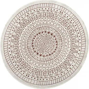 Hanse Home Kusový koberec Twin-Wendeteppiche 103102 creme terra kruh – na ven i na doma Rozměry koberců: 240x240 (průměr) kruh