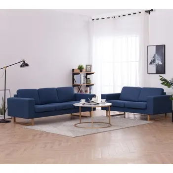 Sedací souprava vidaXL 2dílná sedací souprava textilní [276860] Barva: Modrá