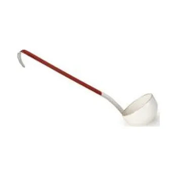 Smaltovaná naběračka bílo červená 9cm - Ibili