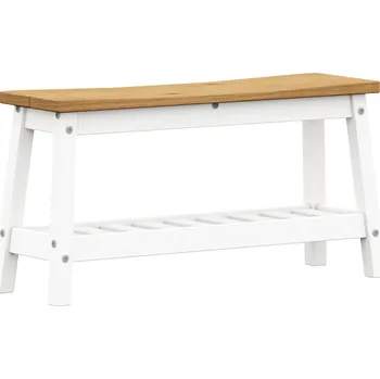 Botník Botník z masivu Corona borovice bílý