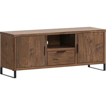 Televizní stolek TV stolek z masivu 134 cm Zurich borovice hnědý