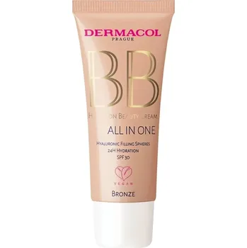 Dekorativní kosmetika BB hyaluronový krém All in One SPF 30 (Hyaluronic Cream) Dermacol / Odstín: Bronze - 30 ml + záruka na vrácení do 100 dnů