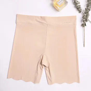 Dámské kraťasy Best Fashion Dámské prodyšné bezpečnostní šortky plus size Velikost: L, Barva (Varianta): Béžová