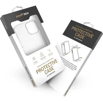 Pouzdro na mobilní telefon Silikonové pouzdro Rhinotech SHELL case pro Apple iPhone 13 Pro, transparentní