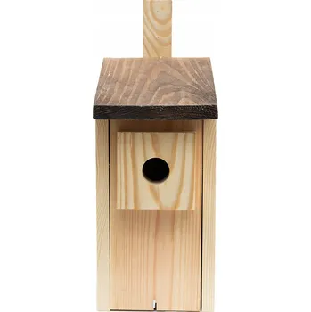 Hnízdní budka Ptačí budka typu A – pro sýkorky, vrabce a další drobné ptactvo (opalovaná)