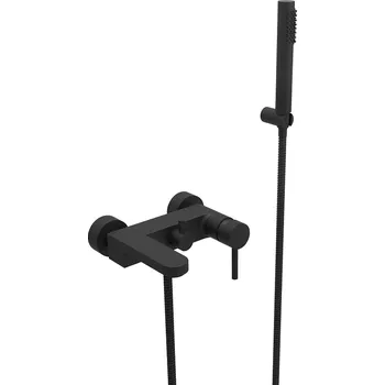 Besco Decco vanová baterie se sprchou, black, BW-DS-CZ