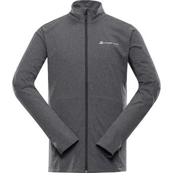 Pánská móda Pánská rychleschnoucí mikina Alpine Pro NOLL - tmavě šedá / XL