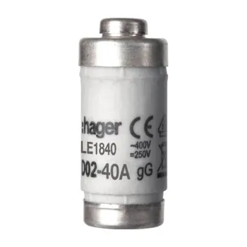 Vložka HAGER D02 E18 40A 400V gG pojist. LE1840
