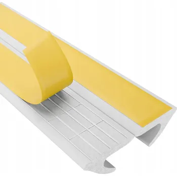 Těsnění do okna a dveří Těsnění do dveří a oken Samolepicí protihlukové bílé Typ V 9x7mm - 5m