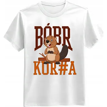Pánské tričko Tričko Pánské Bobr Kur#a Bílé 3XL