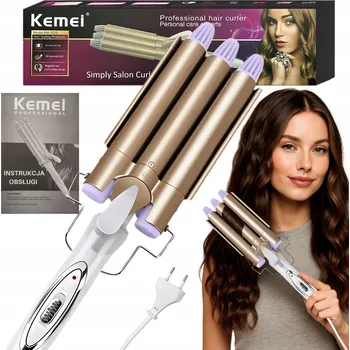 Žehlička na vlasy KULMA NA VLASY LOKNOVACÍ ŽEHLIČKA KARBOVACÍ ŽEHLIČKA NA VLASY RYCHLÉ VLNY LOKNY