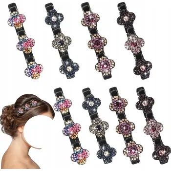 Sponky do vlasů ozdobné lesklé sada 8 ks