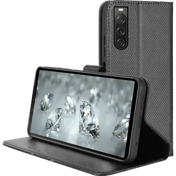 Pouzdro na mobilní telefon Flipové pouzdro BBE CASE pro Sony Xperia 10 V 5G černé