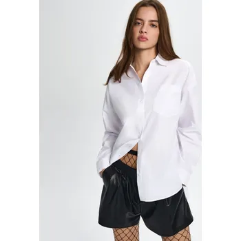 Dámské tričko Košile s dlouhým rukávem - L - House - bílý - 931GJ-00X