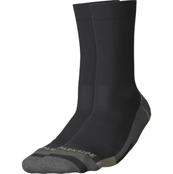 PARKSIDE® Pánské pracovní ponožky, 2 páry (černá/béžová, 39-42)