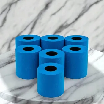 Toaletní papíry TOALETNÍ PAPÍR MODRÝ RENOVA 6KS
