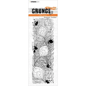 Dětské zboží Gelové razítko SL Grunge 210x74 mm - paví pero