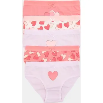 Dívčí spodní prádlo Sinsay - Sada 5&nbsp;kalhotek - růžová - 493HR-30X - 493HR-30X-U86