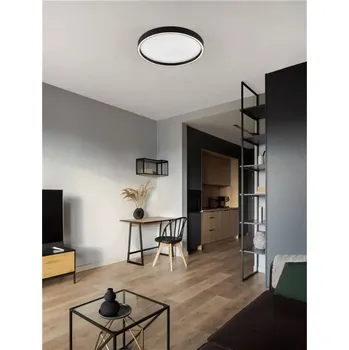 LED stmívatelné černé moderní stropní svítidlo Istos