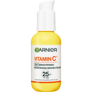 Pleťový krém Garnier Skin Naturals sérum krém s vitaminem C pro rozjasnění pleti, 50 ml